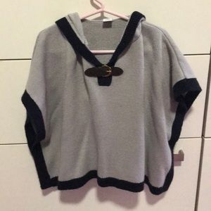 Jack and Jamie hooded poncho